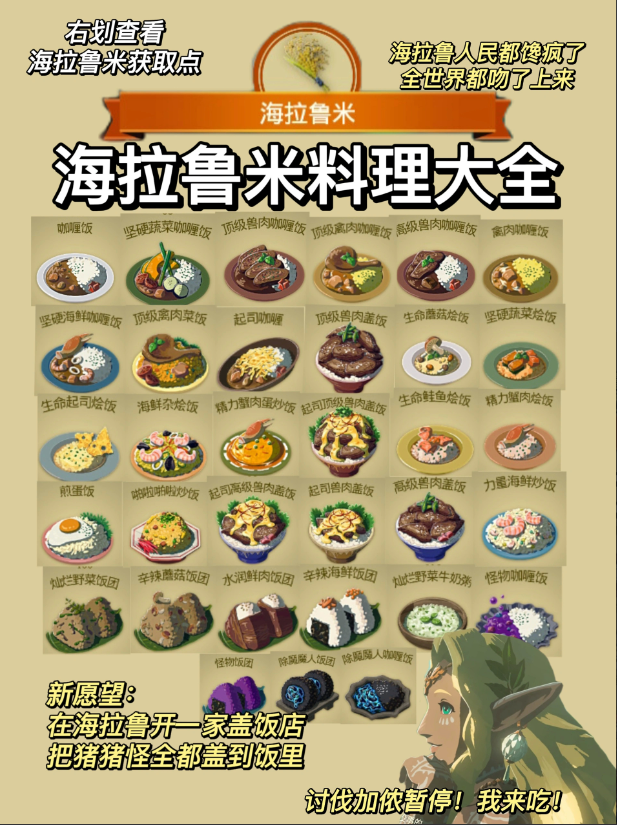 海拉鲁米食谱有哪些-塞尔达传说海拉鲁米配方一览