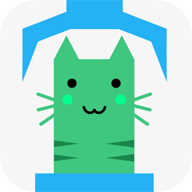 小猫起来(猫咪向上跳)_logo
